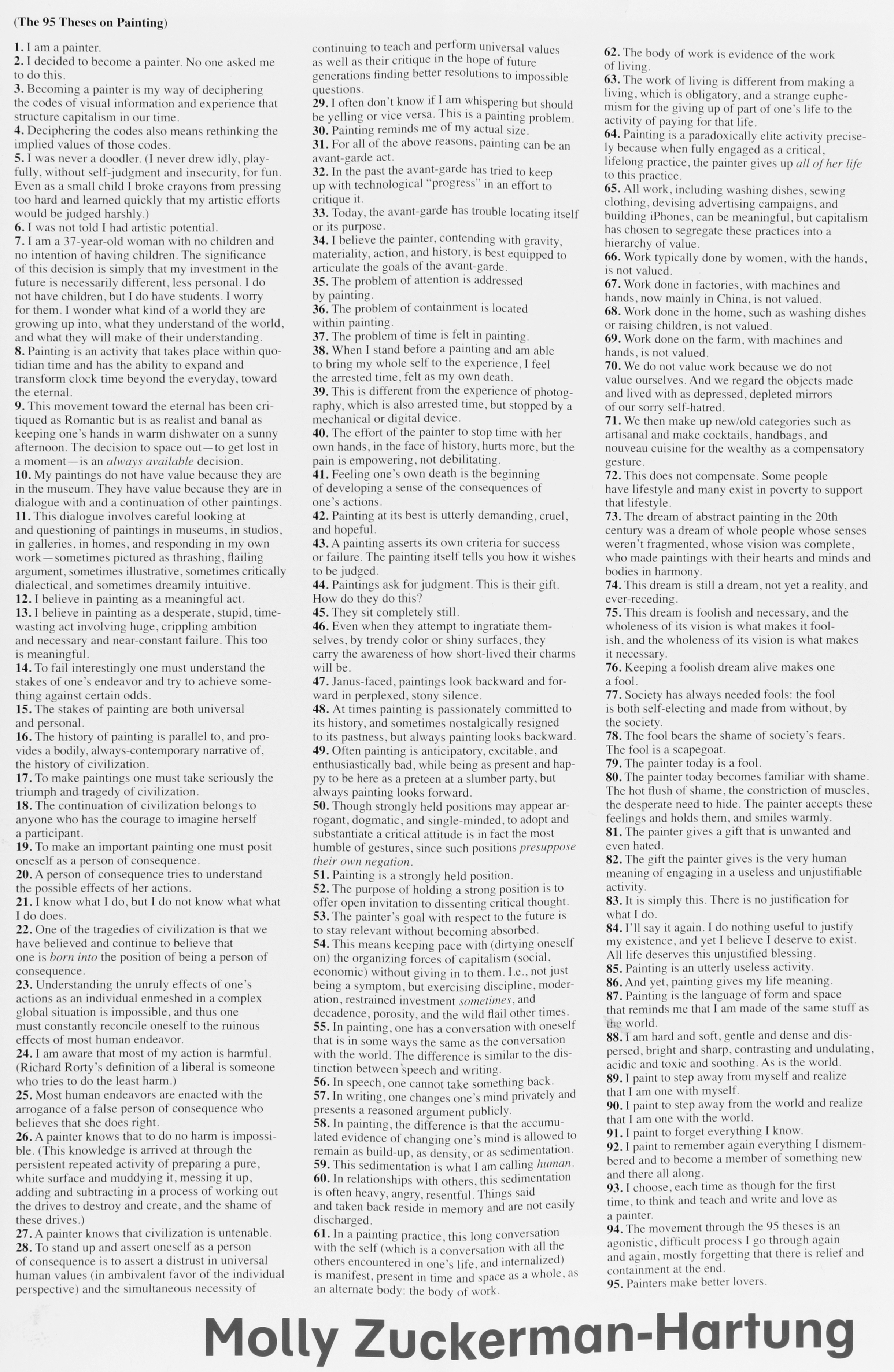 95 theses facts
